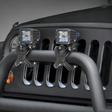 PACK 2 SUPPORTS EN X 50-75MM BARRE LED