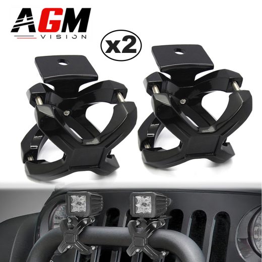 PACK 2 SUPPORTS EN X 50-75MM BARRE LED