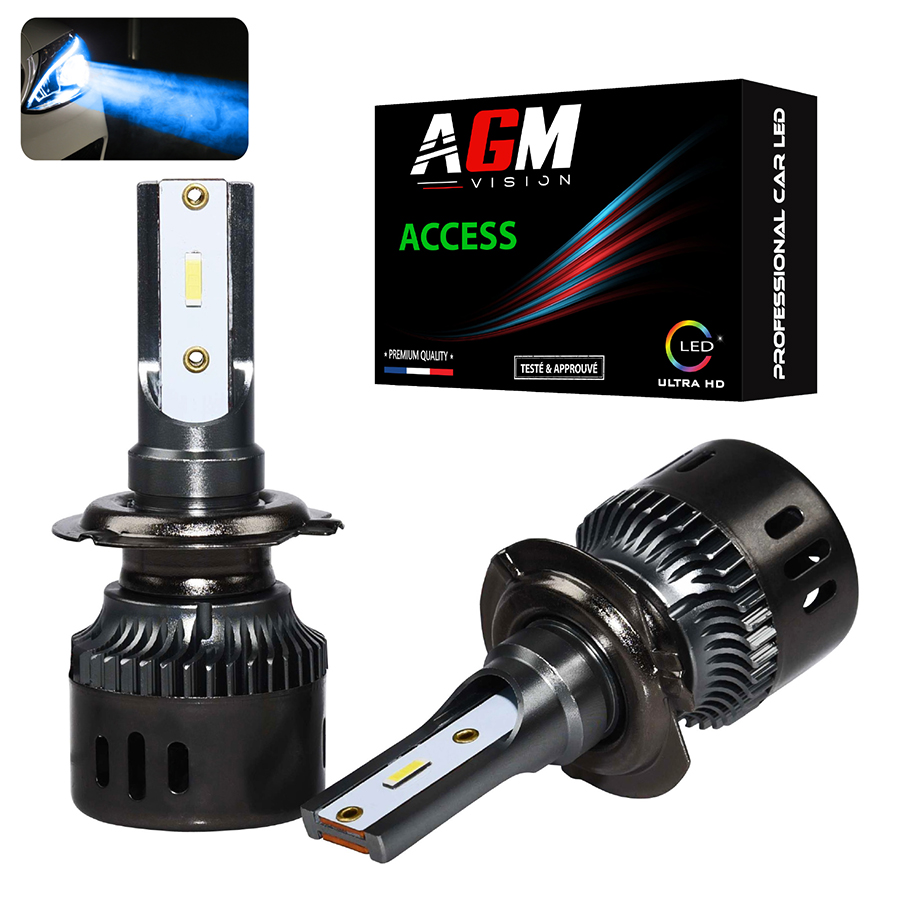 Kit Ampoules LED H7 ACCESS BLEU GLACE