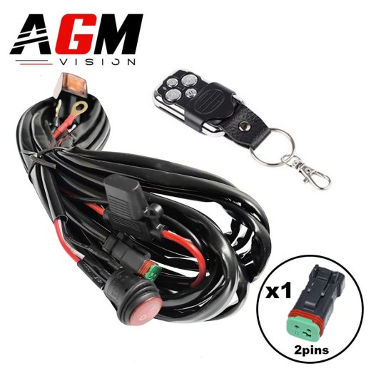 LEDバー配線 Deutsch 2ピン + リモコン - プレミアム