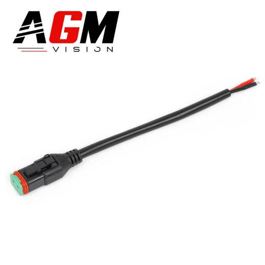 Connecteur Deutsch mâle 2 broches Premium