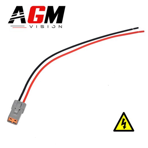 Connecteur Deutsch mâle 2 broches haute puissance