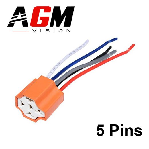 Connecteur céramique femelle pour relais 5 pins