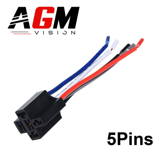 Connecteur femelle pour relais 5 pins