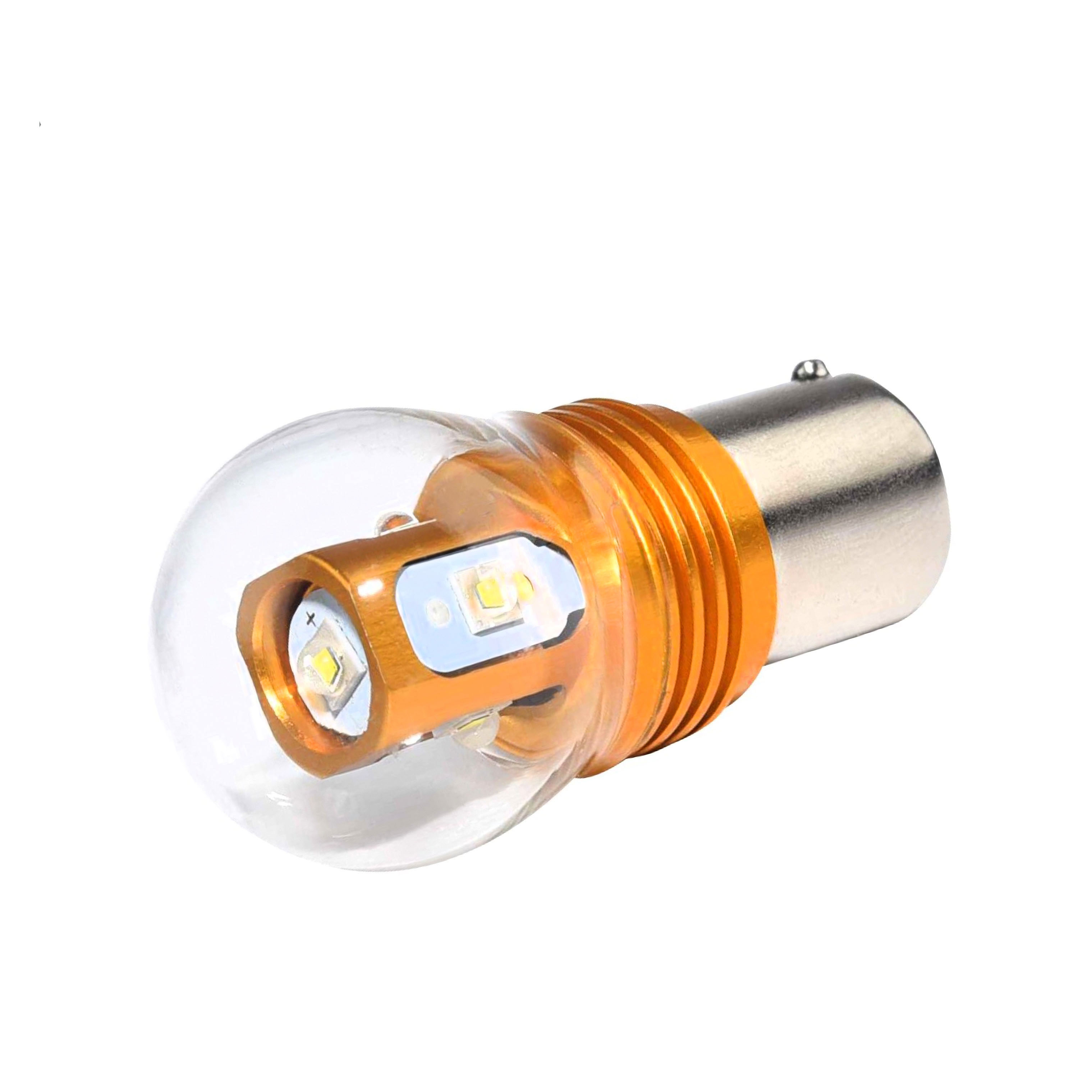 2PCS 1156 BA15S P21W Ampoule LED, Ampoule voiture blanche 144 LED, super  lumineuse étanche Convient pour