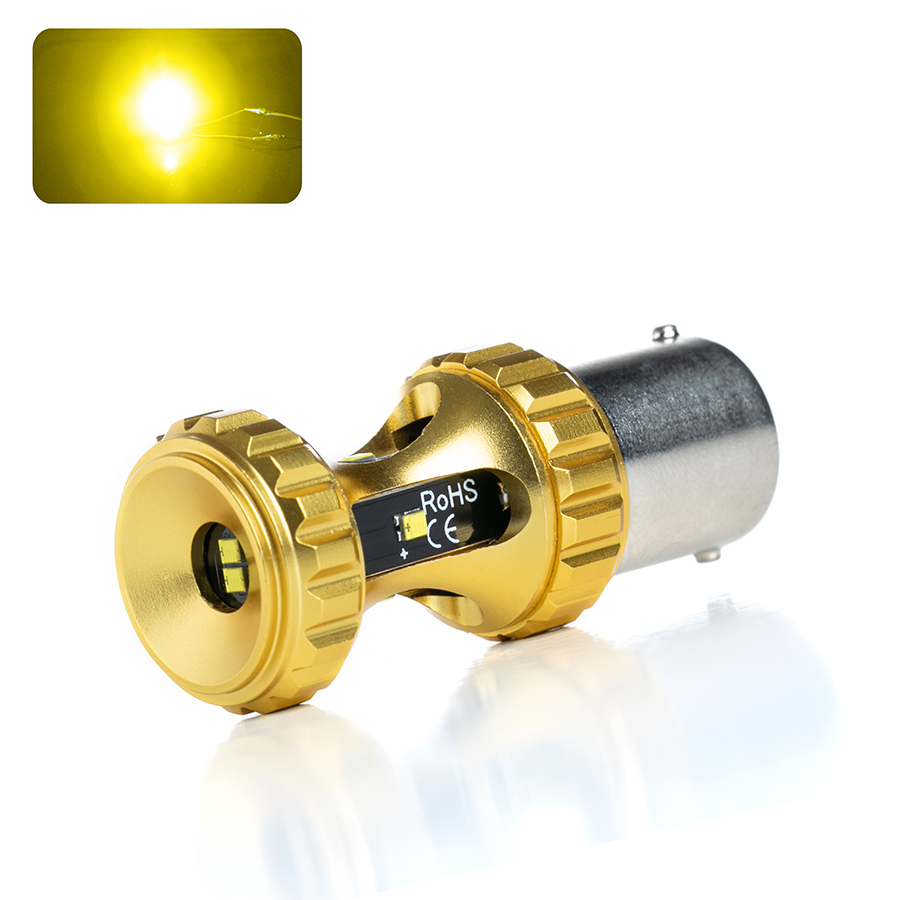 Ampoule LED P21W-BA15S-ROYAL (Jaune)