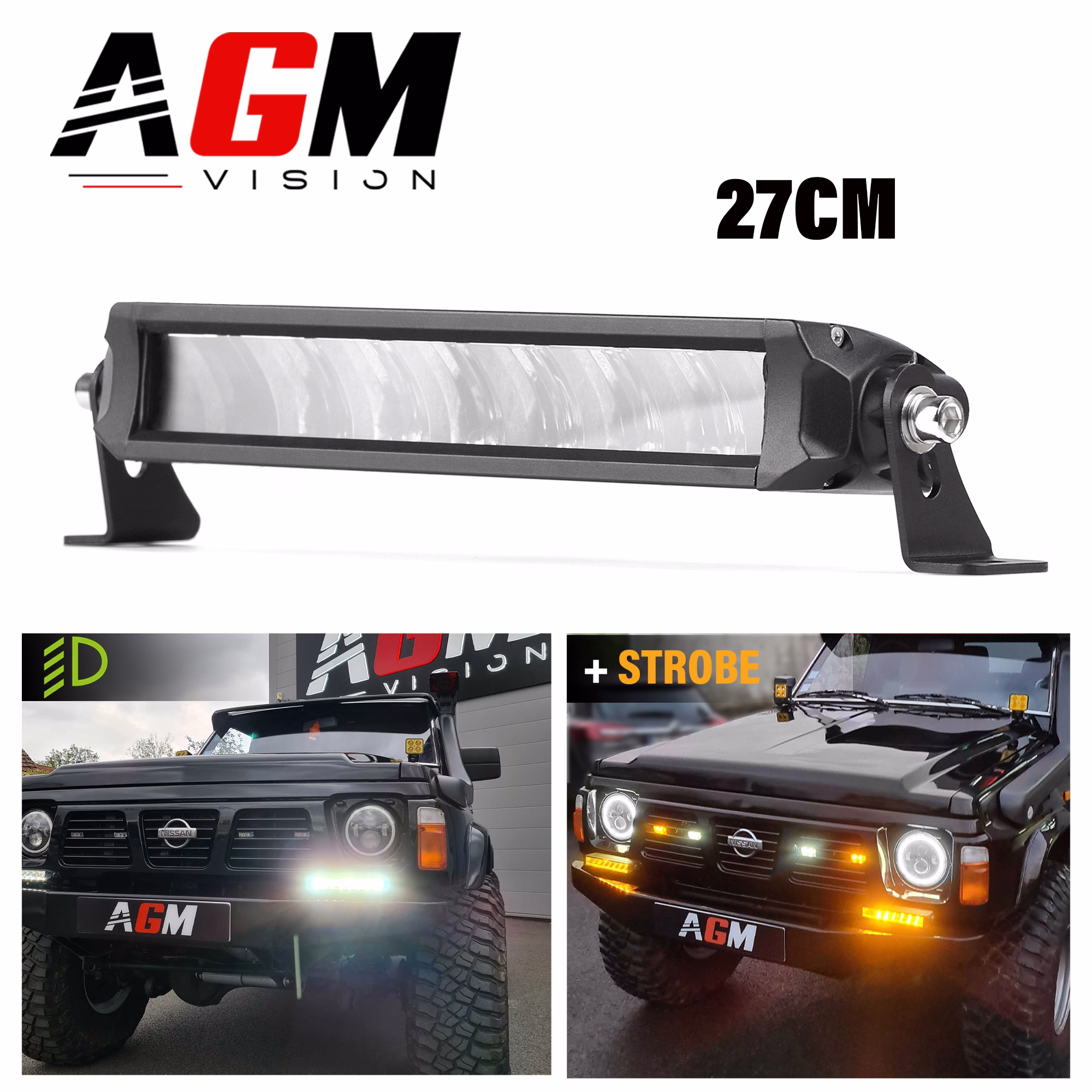 Bild von LED-LEISTE VXT 27CM Abblendlicht + BLITZ Bild von LED-LEISTE VXT 27CM Abblendlicht + BLITZ
