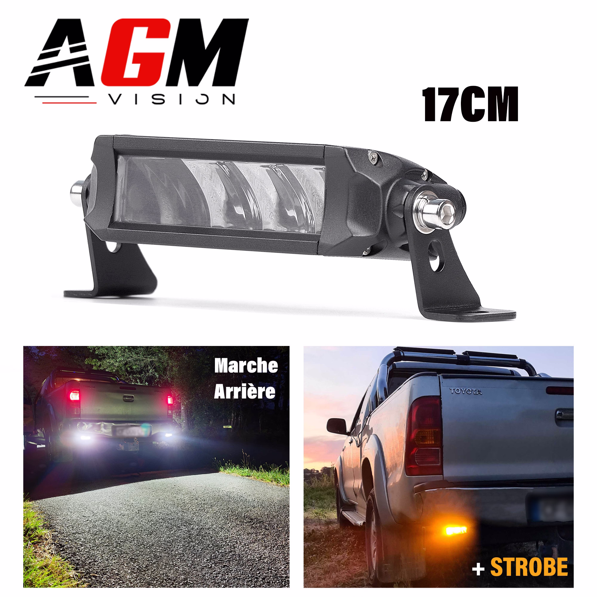 Bild von VXT LED-LEISTE 17CM Abblendlicht + BLITZ Bild von VXT LED-LEISTE 17CM Abblendlicht + BLITZ