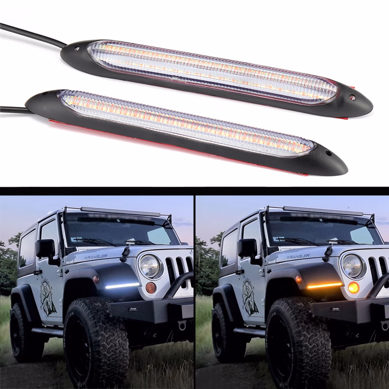 Bild von Tagfahrlicht LED Weiß /Blinker + Animation Bild von Tagfahrlicht LED Weiß /Blinker + Animation