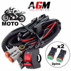 Image de Faisceau LED Access Moto Double Deutsch 2 Pins