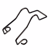 Bulb retaining spring rod