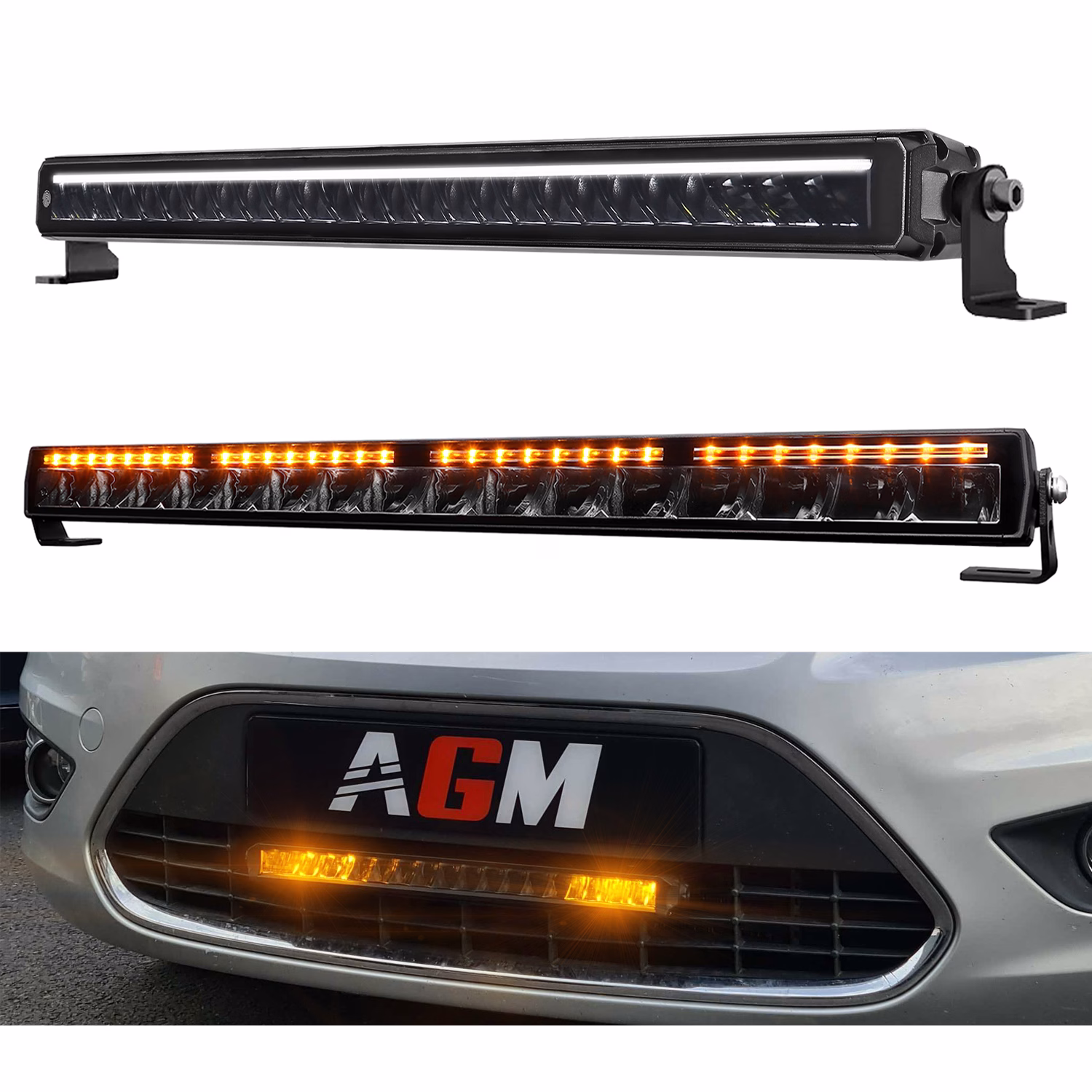 LED-Leiste mit Nachtlicht & Strobe / Blitz