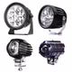 Phare additionnel LED moto rond