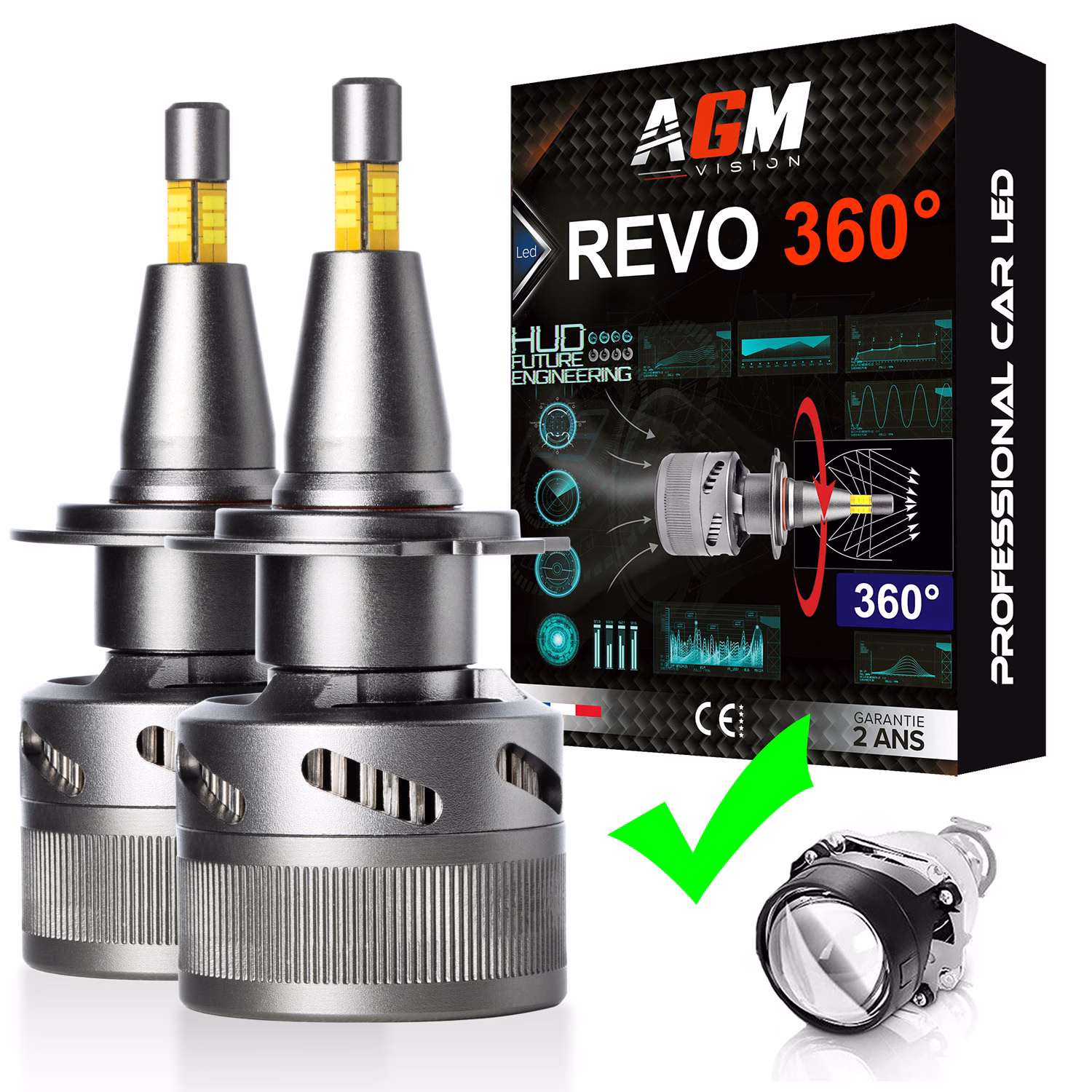 H7 LED電球キット Revo 360°の画像 H7 LED電球キット Revo 360°の画像