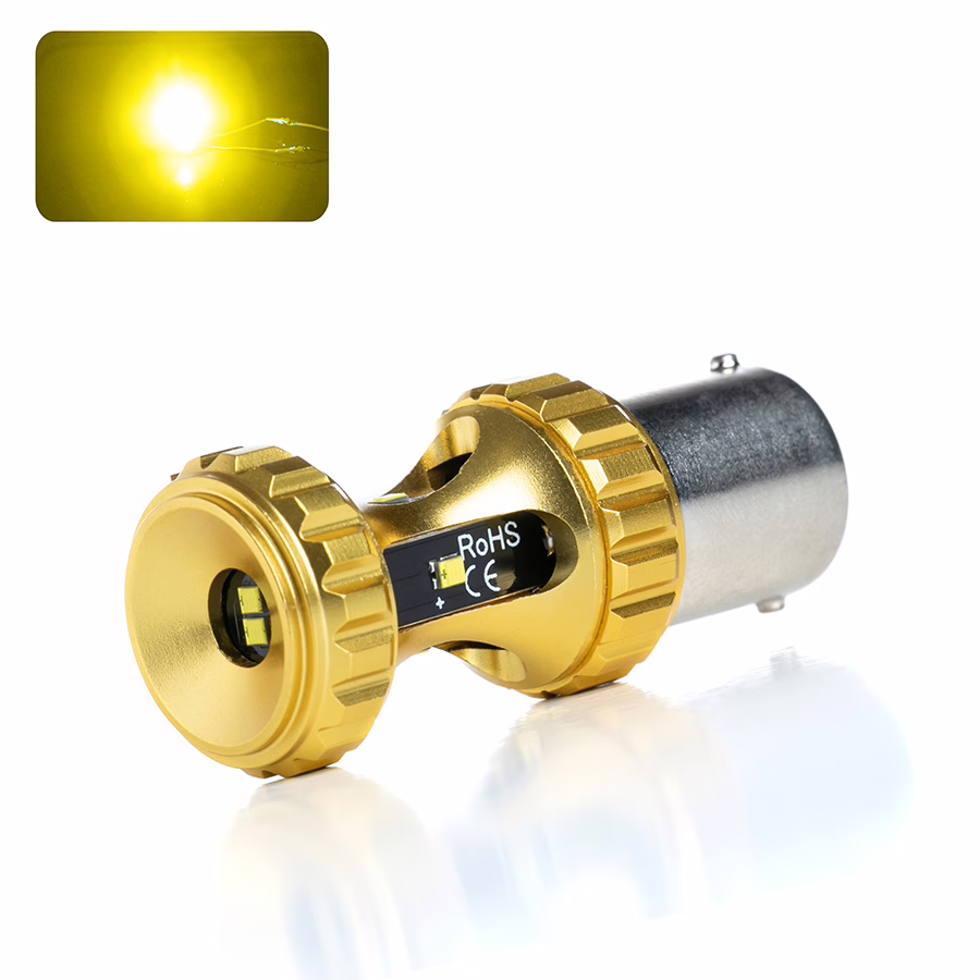 Image of LED Bulb P21W-BA15S-ROYAL (Yellow) Image of LED Bulb P21W-BA15S-ROYAL (Yellow)