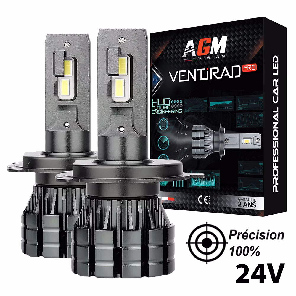 Bild von LED-Lampen-Kit H4 VENTIRAD PRO 24V Bild von LED-Lampen-Kit H4 VENTIRAD PRO 24V