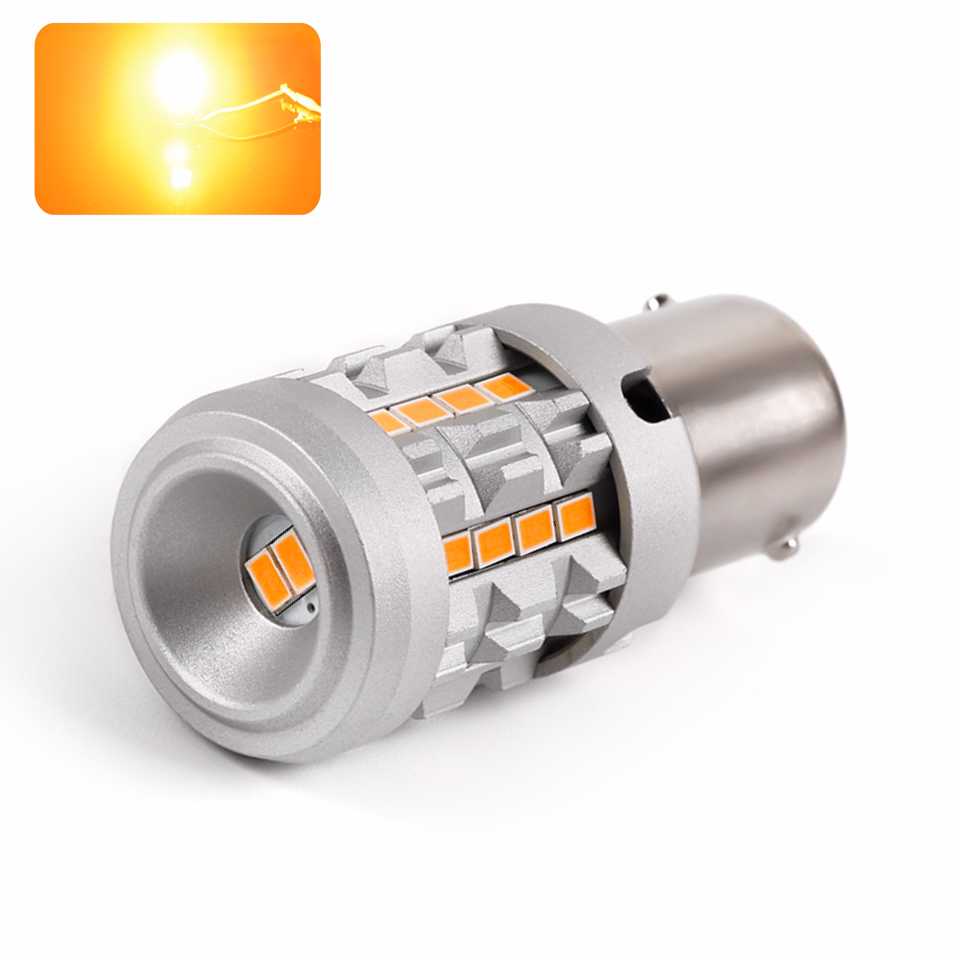 Image of LED Bulb PY21W-BAU15S ULTRA FLASH Image of LED Bulb PY21W-BAU15S ULTRA FLASH