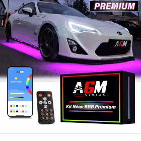 Bild von Premium RGB LED Neon Kit unter dem Chassis