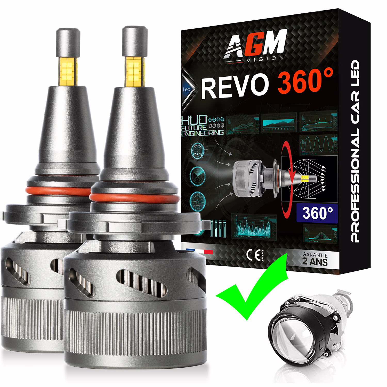 LEDバルブキット H10 REVO 360°の画像 LEDバルブキット H10 REVO 360°の画像