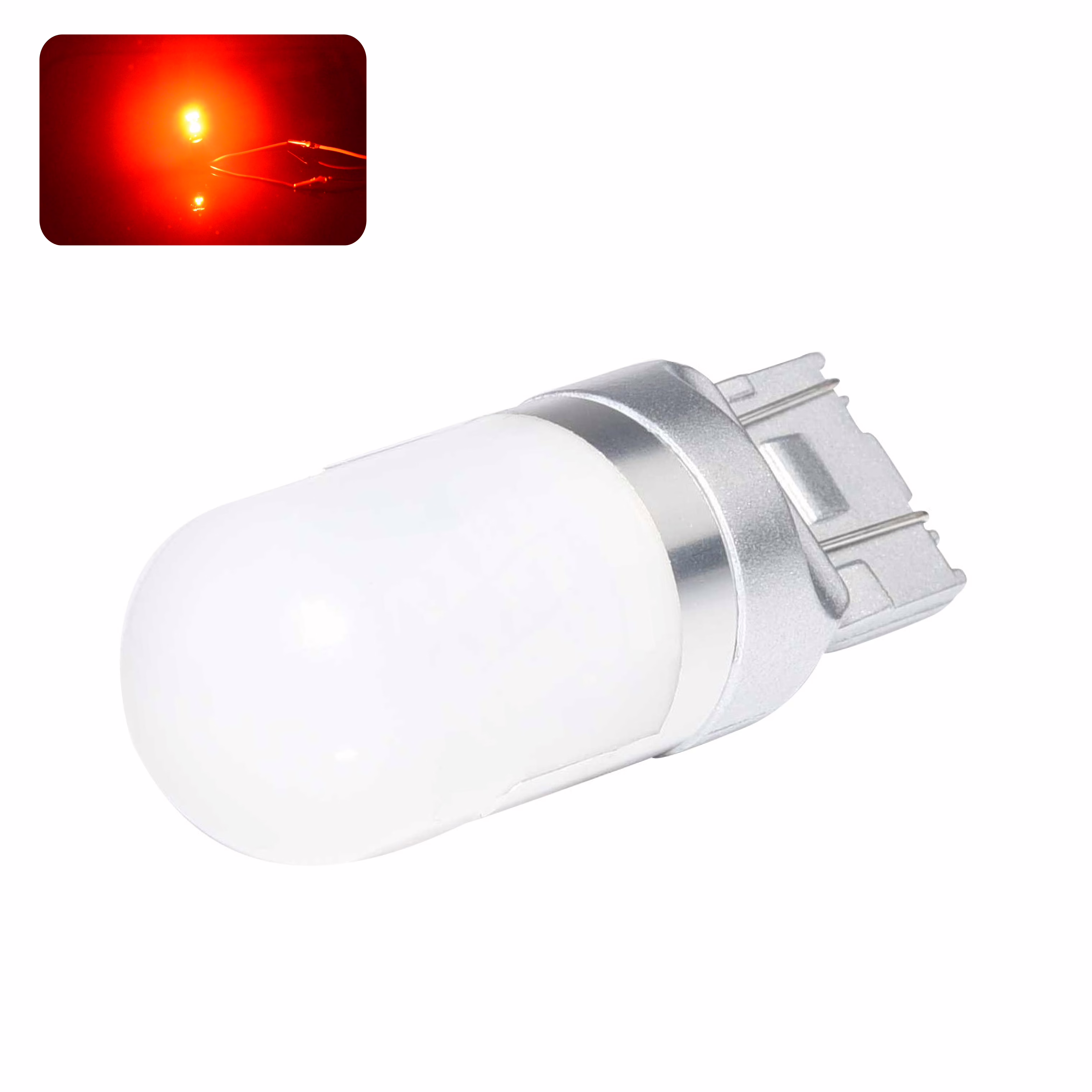 Image of T20 W21/5W ANGEL LED Bulb (Red) Image of T20 W21/5W ANGEL LED Bulb (Red)