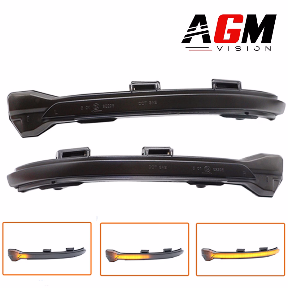 Immagine di Indicatore di direzione dinamico specchietto VW (fumé) Tipo 1 Immagine di Indicatore di direzione dinamico specchietto VW (fumé) Tipo 1