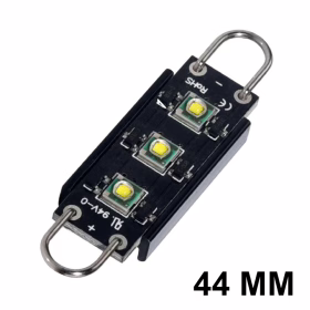 Imagem de Shuttle-Crochet LED-44mm-Black S (Branco)