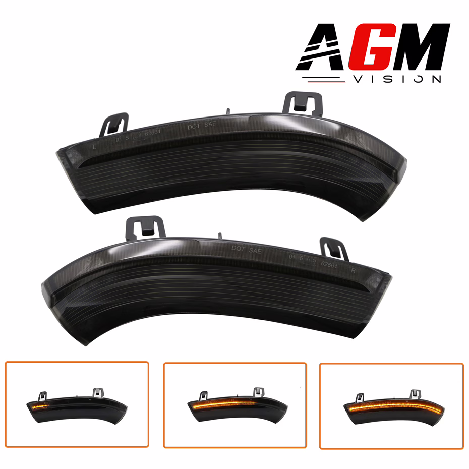 Immagine di Indicatore di direzione dinamico specchietto VW (fumé) Tipo 2 Immagine di Indicatore di direzione dinamico specchietto VW (fumé) Tipo 2
