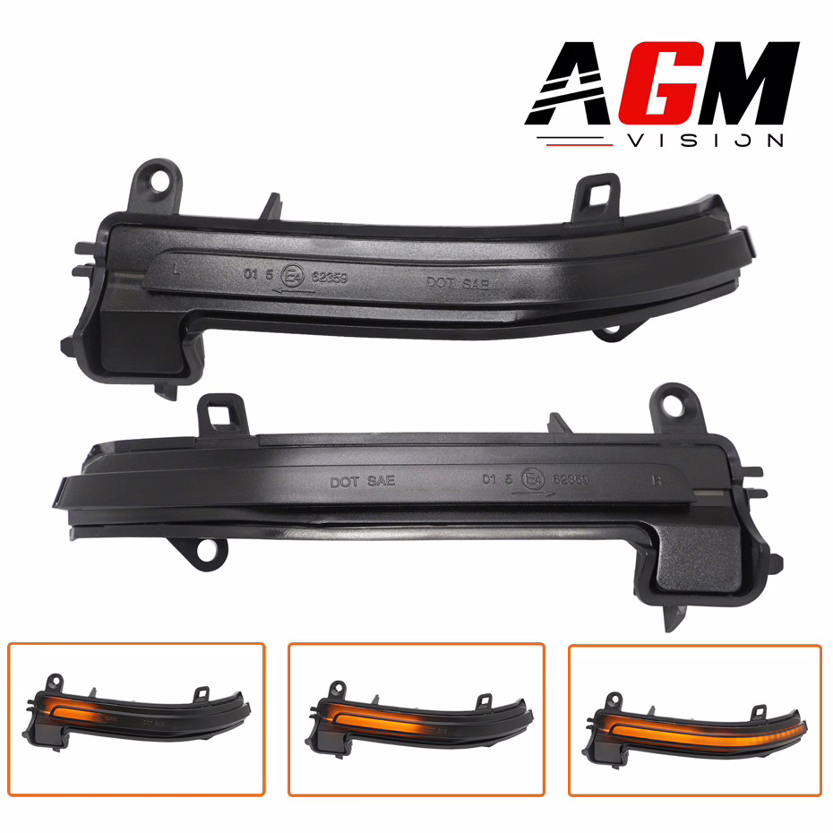 Immagine di Indicatore di direzione dinamico specchietto BMW (fumé) Tipo 1 Immagine di Indicatore di direzione dinamico specchietto BMW (fumé) Tipo 1