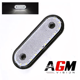Image of White LED clearance light Reflector - 12 CM