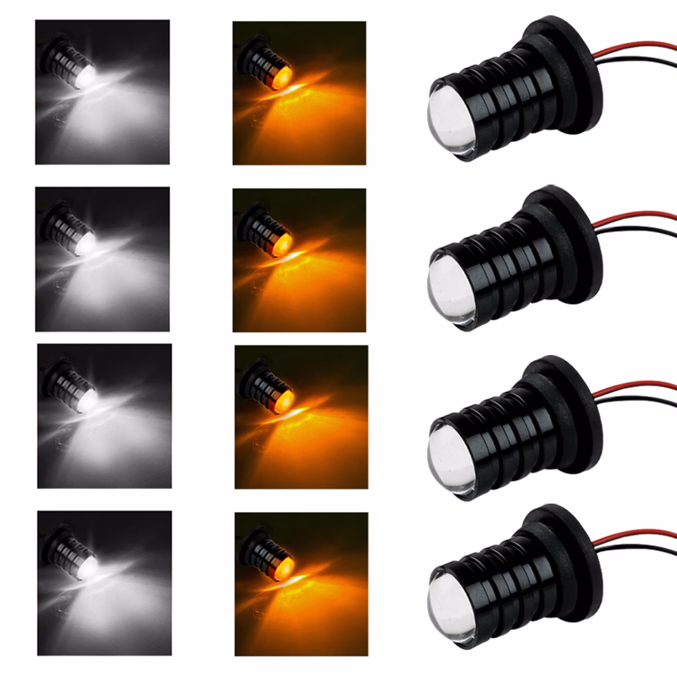 Kleine LED-inbouwflitslamp