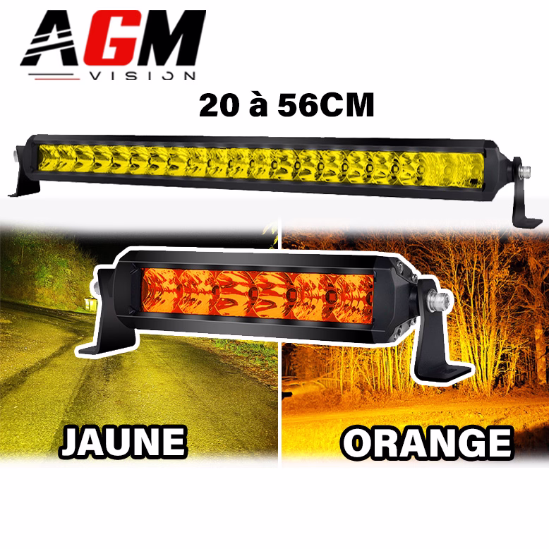 Imagem de BARRA LED SLIM SP AMARELA OU LARANJA - 20 A 56CM Imagem de BARRA LED SLIM SP AMARELA OU LARANJA - 20 A 56CM