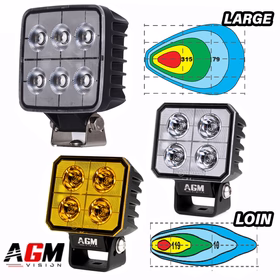 Afbeelding van LED WERKLAMP VIERKANT EDGELESS FLOOD & COMBO