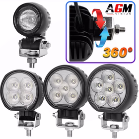Afbeelding van RONDE LED WERKLAMP ROTAX 360°