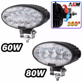 Afbeelding van LED OVALE ROTAX 360° WERKLAMP