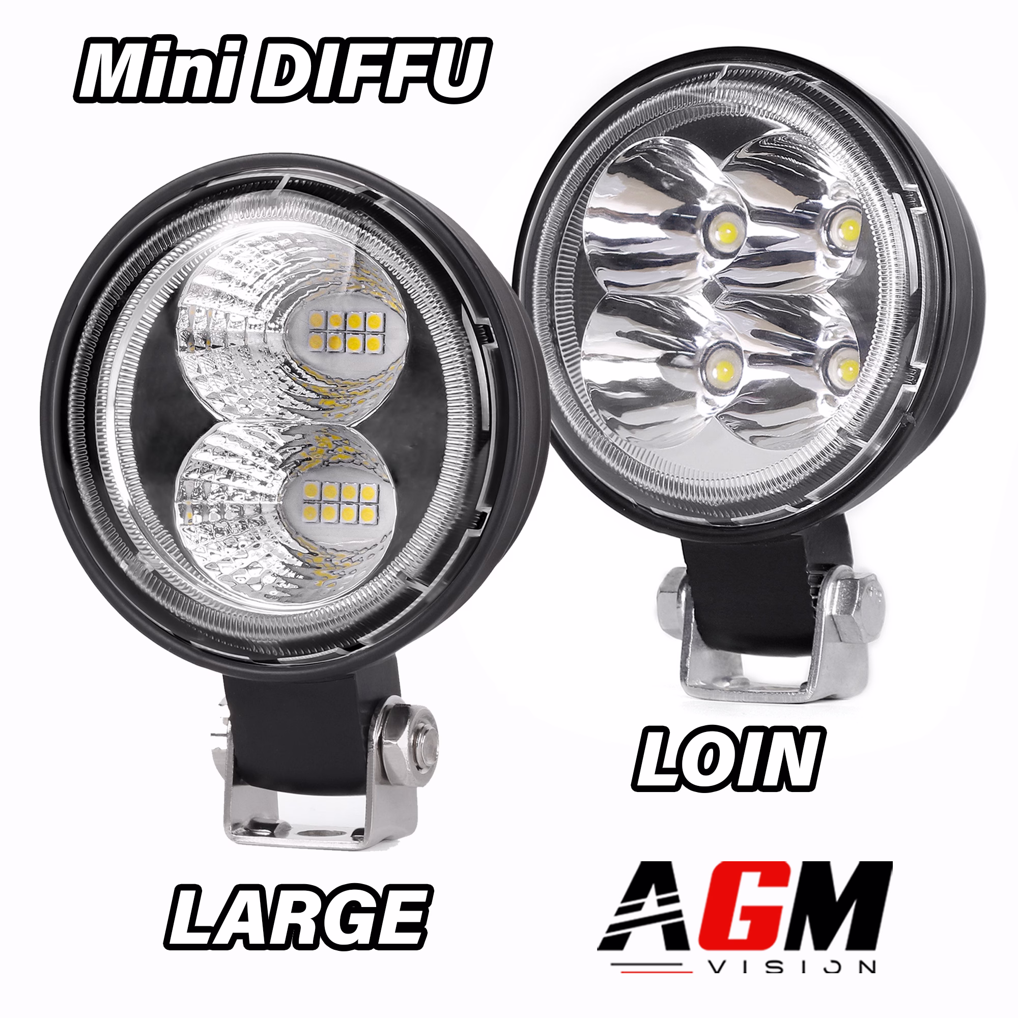 Immagine di MINI FARO LED DA LAVORO SPOT & DIFFUSA 12W - 24W Immagine di MINI FARO LED DA LAVORO SPOT & DIFFUSA 12W - 24W