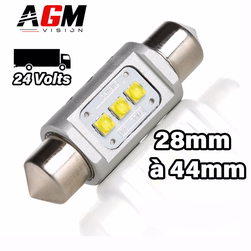 Image de Navette LED ENDURA GT Poids Lourd (Blanc) : C3W, C5W, C7W, C10W de 28 à 44 mm Image de Navette LED ENDURA GT Poids Lourd (Blanc) : C3W, C5W, C7W, C10W de 28 à 44 mm