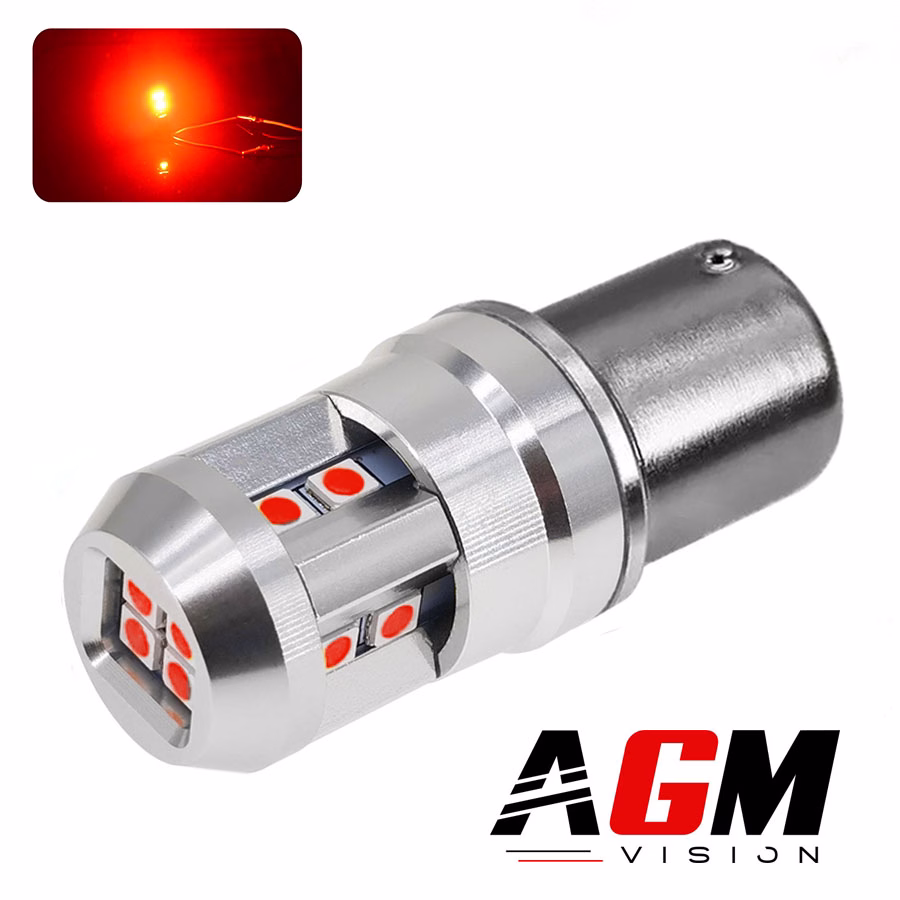 Image de Ampoule LED P21W-BA15S SMART - ROUGE TRUCK 24 VOLTS Image de Ampoule LED P21W-BA15S SMART - ROUGE TRUCK 24 VOLTS