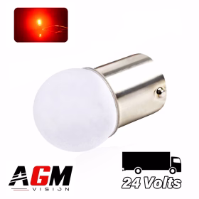 Image de Ampoule LED R5W-R10W ANGEL - ROUGE - Truck 24 Volts