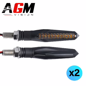 Image de Kit 2 clignotants LED moto slim