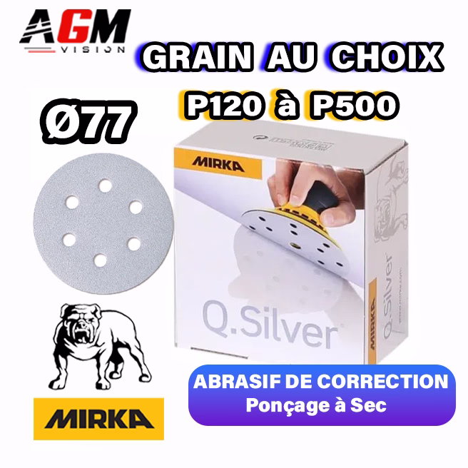 Imagem de Pack 100 Discos Abrasivos Q.SILVER Ø 77 MM Imagem de Pack 100 Discos Abrasivos Q.SILVER Ø 77 MM