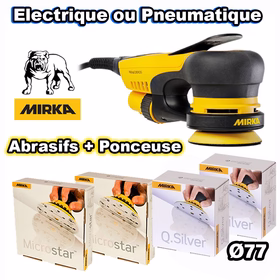 Immagine di Kit completo MIRKA Abrasivi + Levigatrice Faro