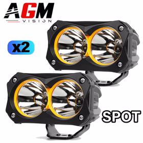 Bild von KIT 2 LED-BARS MOTORRAD DUAL HYPER SPOT 60W