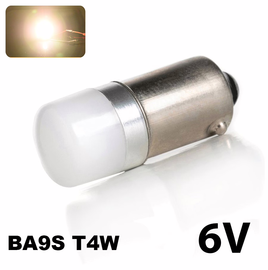 Imagem de Lâmpada LED T4W BA9S ANGEL 6V (Branco 4000K) Imagem de Lâmpada LED T4W BA9S ANGEL 6V (Branco 4000K)