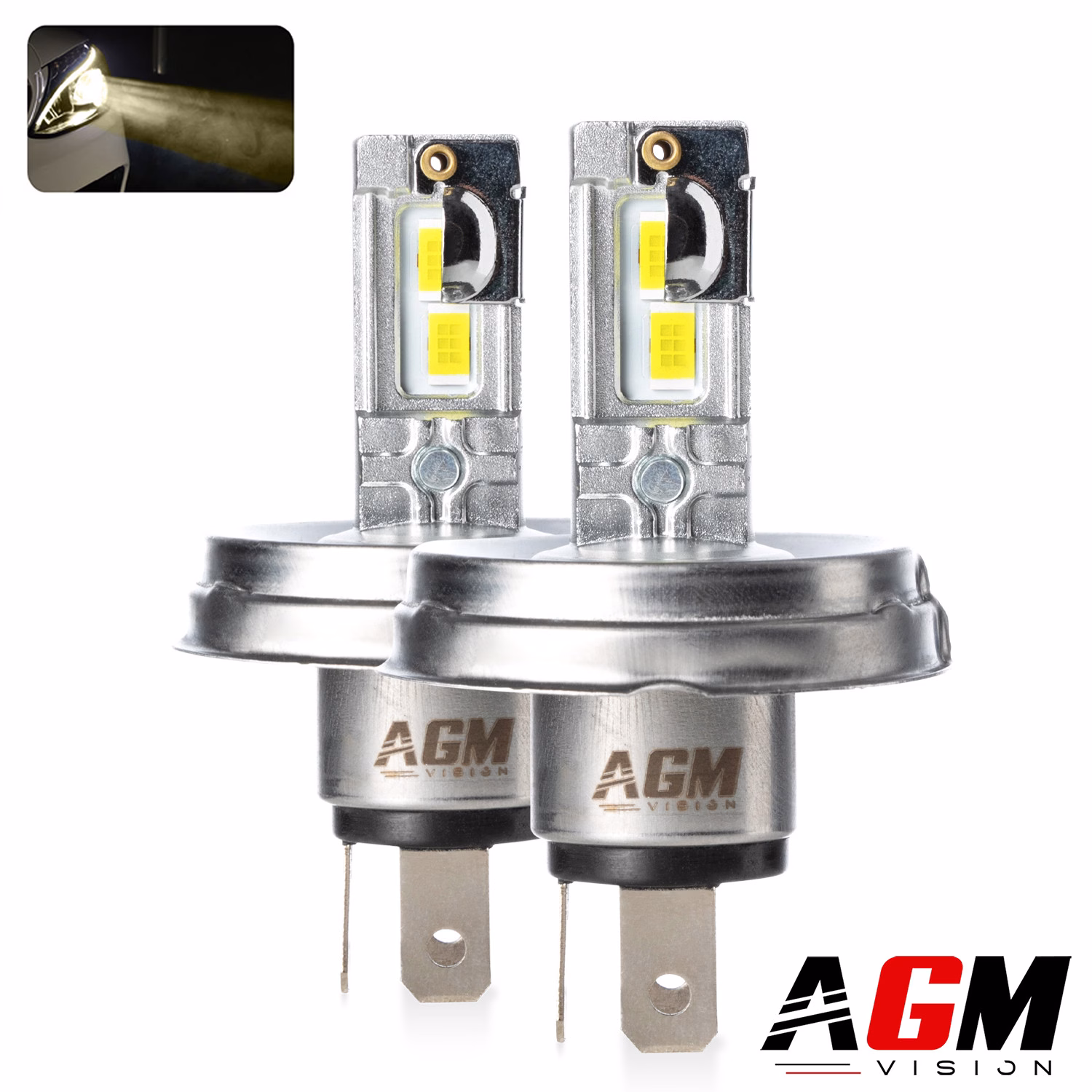 Imagen de Kit Bombillas LED R2 P45T BLANCO CÁLIDO 4300K LP1 Imagen de Kit Bombillas LED R2 P45T BLANCO CÁLIDO 4300K LP1
