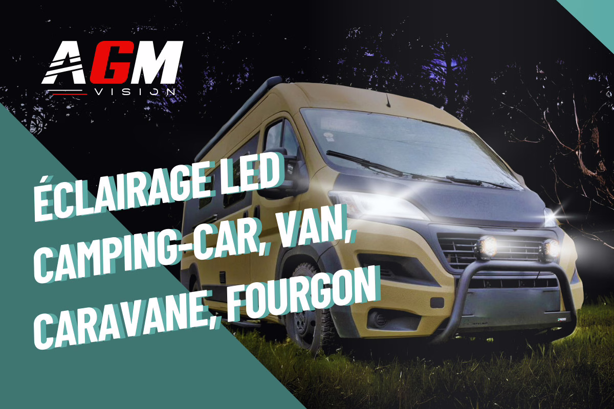 éclairage extérieur camping car caravane fourgon van