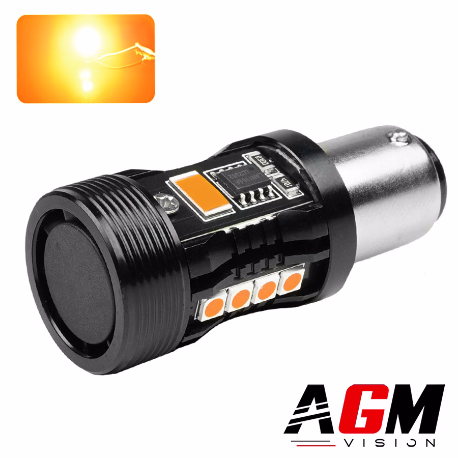 Imagem de Lâmpada LED P21/5W-BAY15D VORTEK (Laranja) Imagem de Lâmpada LED P21/5W-BAY15D VORTEK (Laranja)