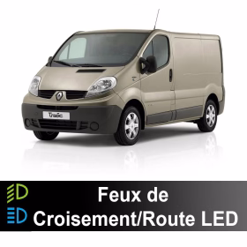 Image de Pack feux de croisement/route LED Renault Trafic 2 2001 à 2014
