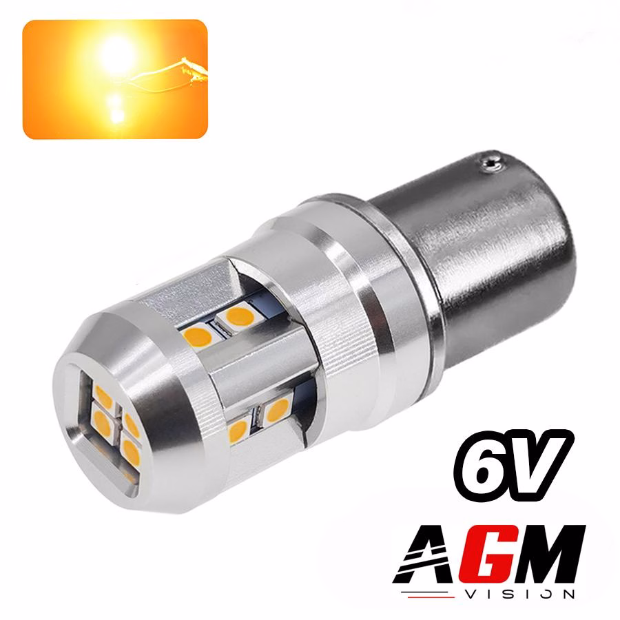Afbeelding van LED-lamp P21W-BA15S SMART (Oranje) 6 VOLT Afbeelding van LED-lamp P21W-BA15S SMART (Oranje) 6 VOLT