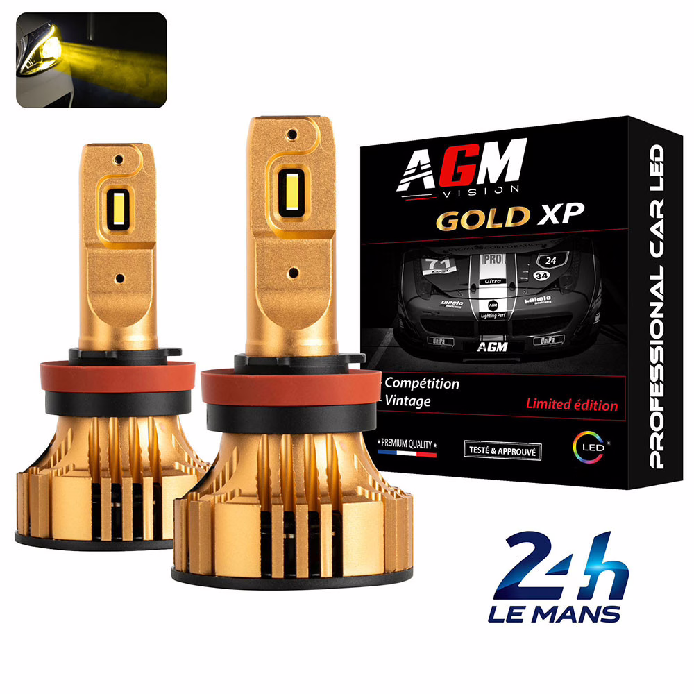 Image de Kit Ampoules LED H9 GOLD XP Image de Kit Ampoules LED H9 GOLD XP