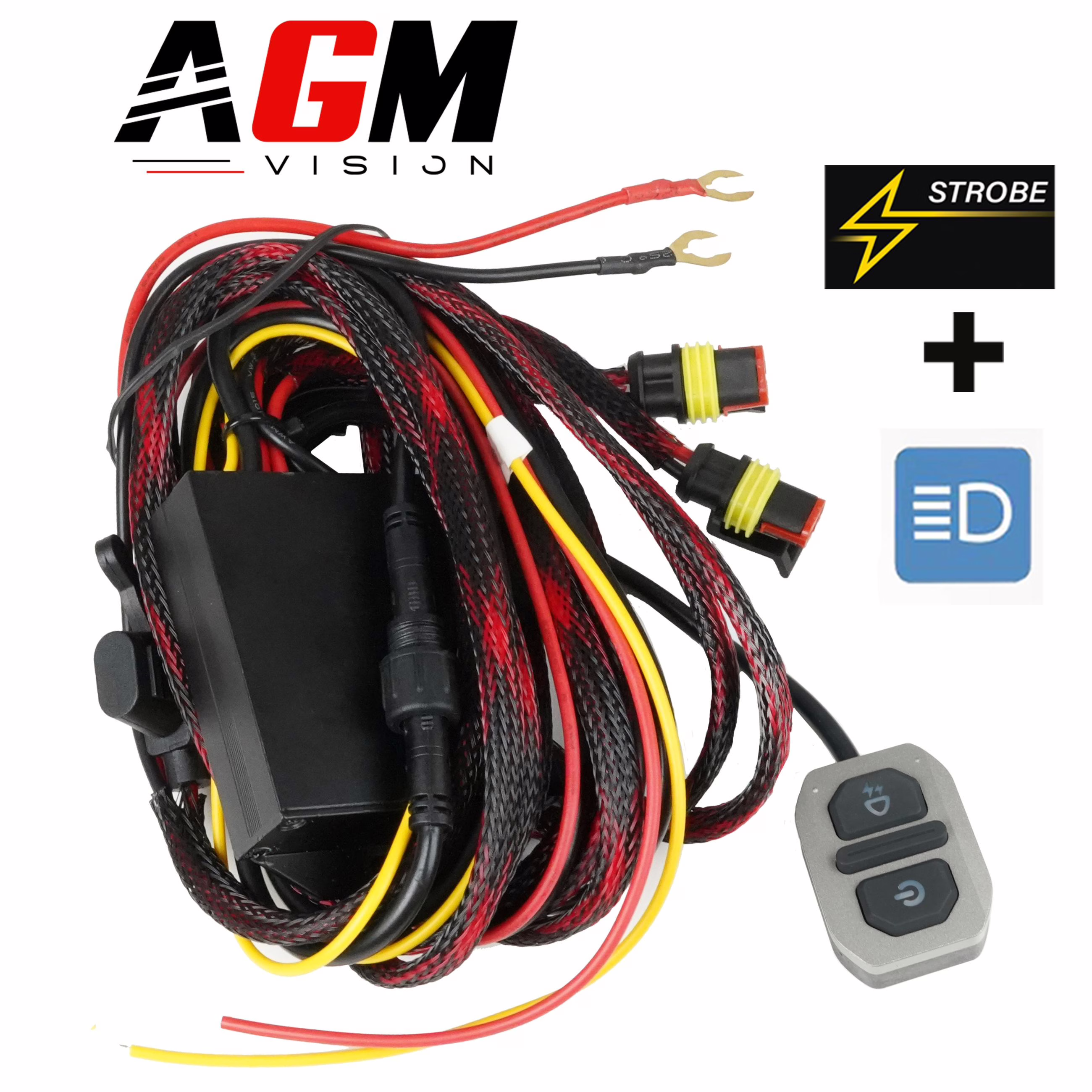 Image de Câblage pour activation phare LED & strobe moto Image de Câblage pour activation phare LED & strobe moto